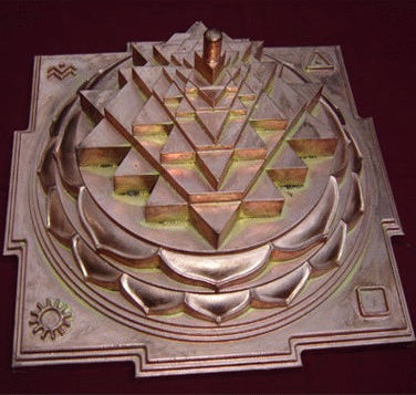 pirámide de sri yantra